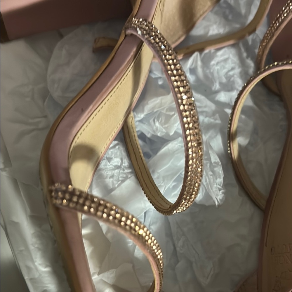 Vince Camuto Rose Tan Nubuck Shoes